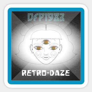 Retro-Daze Sticker